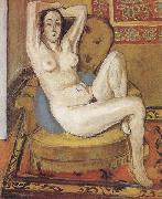 Nude on a Blue Cushion (mk35) Henri Matisse